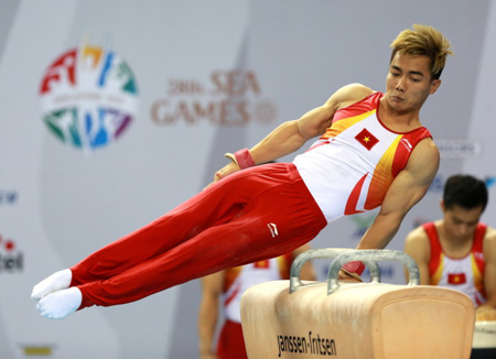 VĐV thể dục dụng cụ Phạm Phước Hưng là một trong 11 VĐV VN âm tính với doping.
